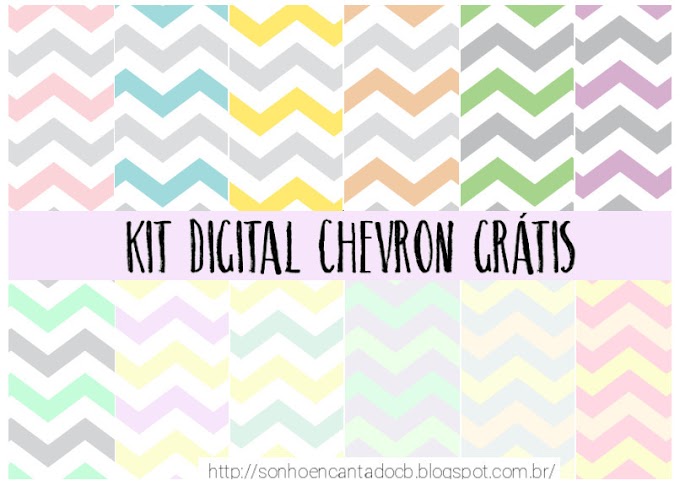 Kit Papel Digital Chevron Free