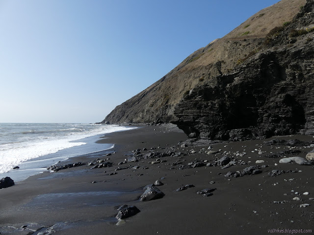 point of land well above the waves now