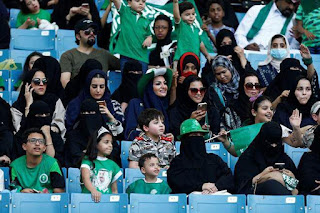 Spotlight : Saudi Women Score Right To Watch Men's Soccer In Stadiums