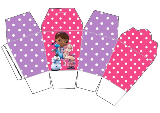 Doc McStuffins Free Printable Chinese Take Away Box. 