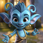 Games4King Blue Troll Escape Game