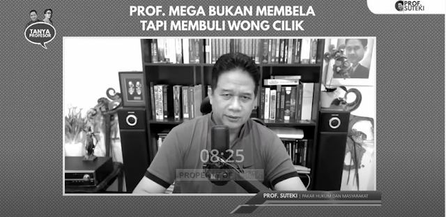 Geli dengan Pernyataan Megawati Sindir Ibu-ibu, Prof Suteki: Ini Pejabat kok Malah Membully Wong Cilik