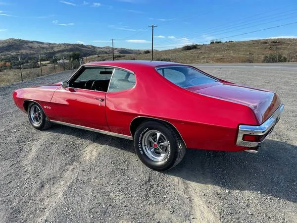 1970 Pontiac GTO Red Muscle Car