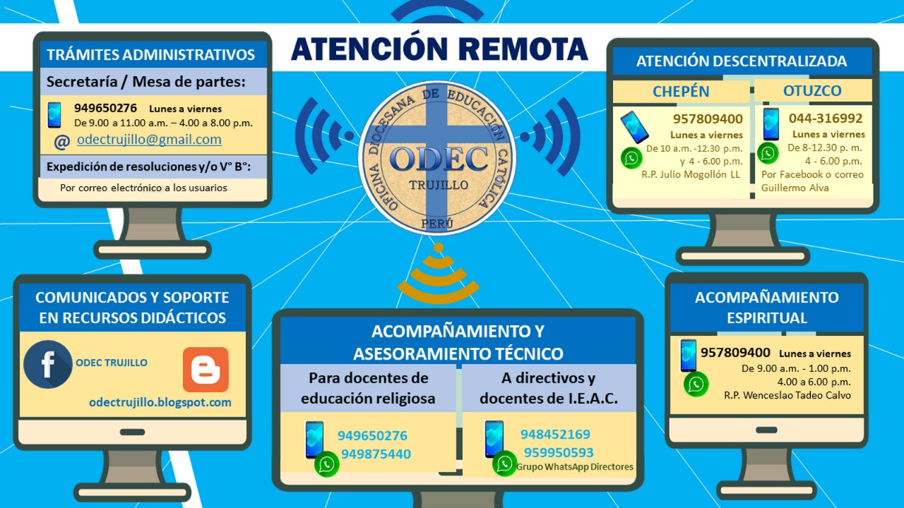 ATENCIÓN REMOTA / ONLINE