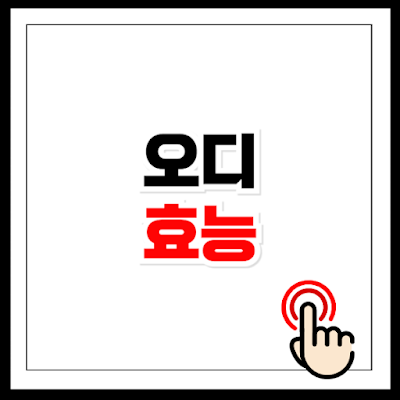 오디 효능