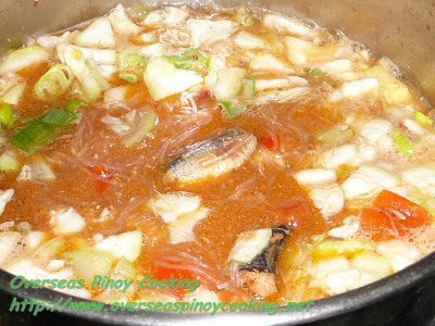 Sardinas, Upo at Sotanghon - Cooking Procedure