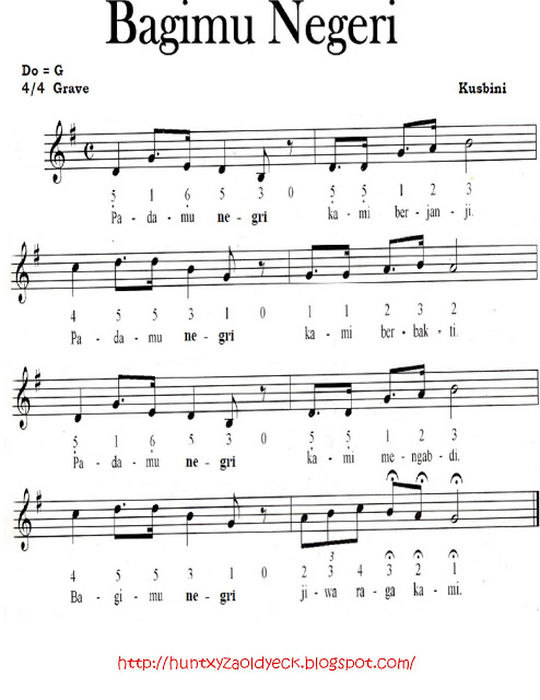 SIDE424: kumpulan partitur lagu wajib nasional (notasi dan 