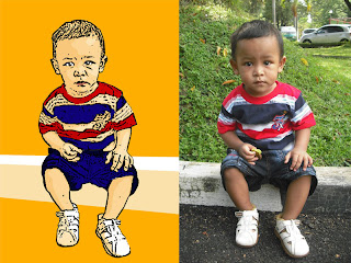 kartun dengan photoshop