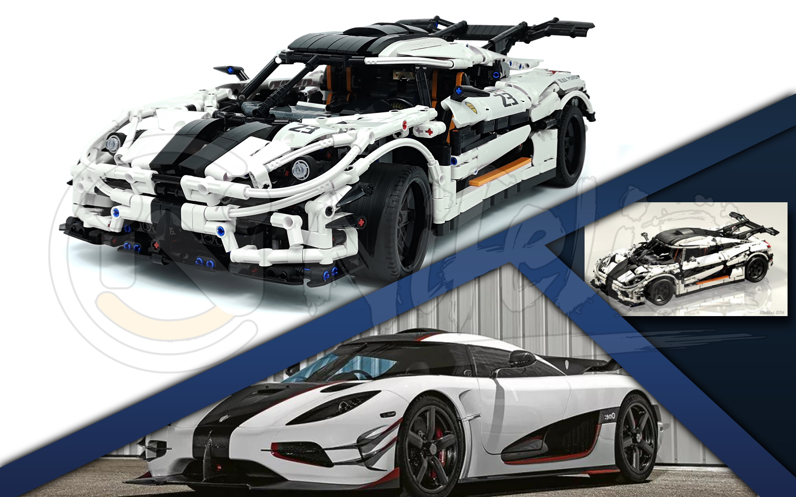 Nifeliz keenigseg one compatible with lego technic Koenigsegg teaser