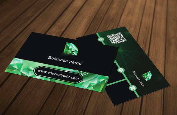 Diamond Business Card PSD Template