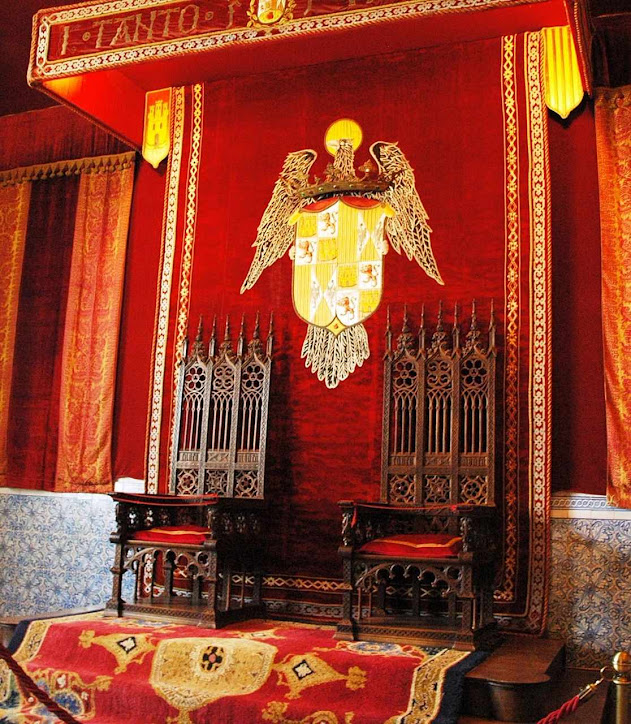 Segovia: tronos de Fernando e Isabel, primeiros "Reis Católicos"