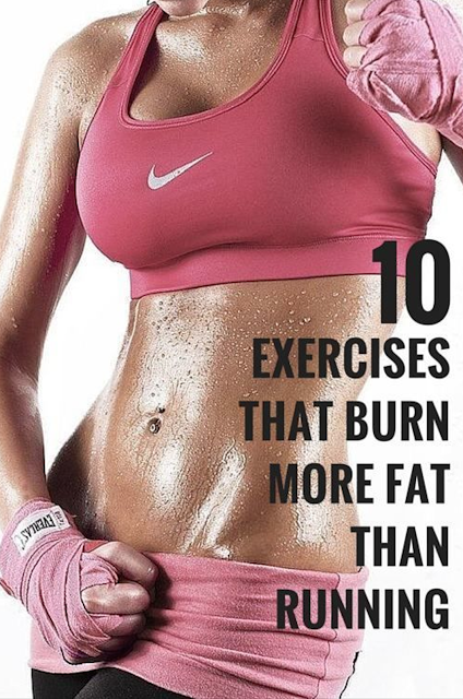 10 Exercises that burn more fat than running