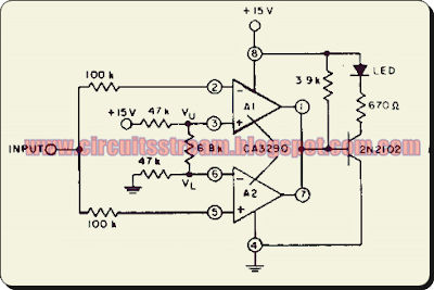 High input comparator Circuit Diagram