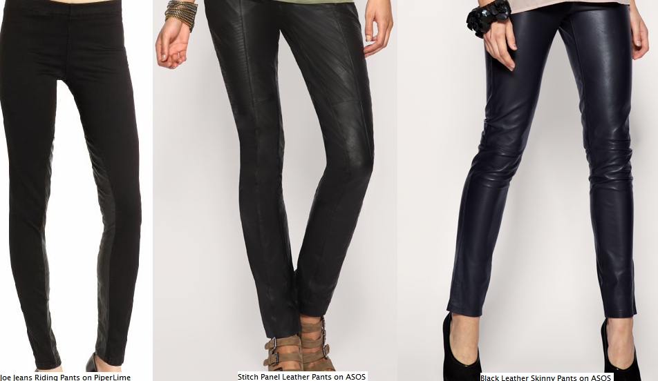 What would leather pants look like if someone