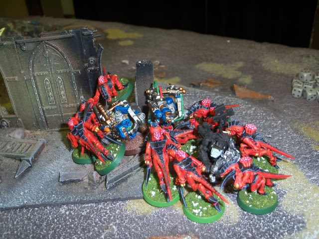 Warhammer 40k battle report Orks Tyranids Surprise Assault