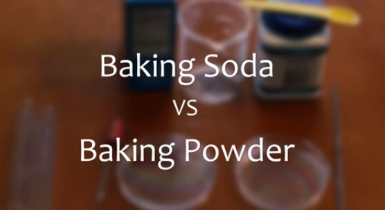 Explanation of Difference between Baking Powder and Baking Soda
