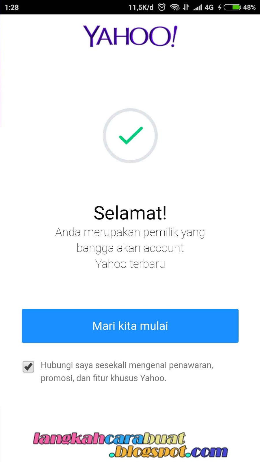  DAFTAR  YAHOO Cara Mendaftar dan Buat Email  Baru  di Yahoo 