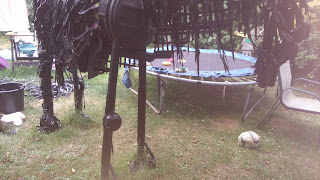  a sculpture in progress: Kattanga the War Horse