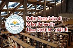 Daftar Nama Lulus di Safwa University Tahun 2021 M - 1443 H