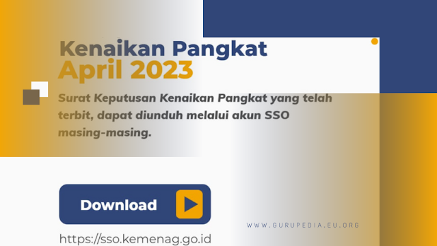ASN Kemenag Mulai 1 April Bisa Download Mandiri SK Kenaikan Pangkat