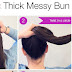 How To Create a Large Messy Bun