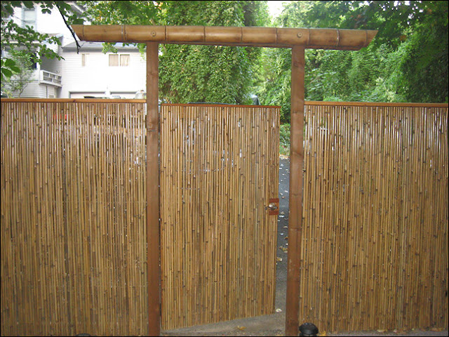 Bamboo Arbor With Gate2