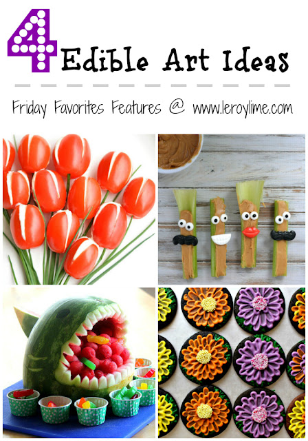 4 Edible Art Ideas - Friday Favorites Features - on the LeroyLime blog