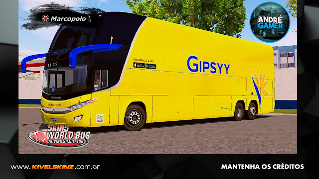 PARADISO G7 1800 DD 6X2 - VIAÇÃO GIPSYY - RÁPIDO FEDERAL