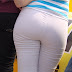 Best ass with white pants