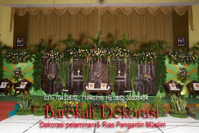  Dekorasi Pelaminan Rias pengantin Surabaya Dekorasi 