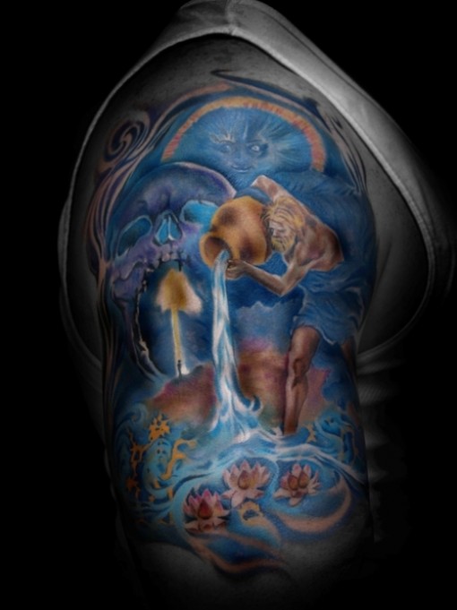 New Aquarius Tattoos Fashion 2011 The major brands of Aquarium water not