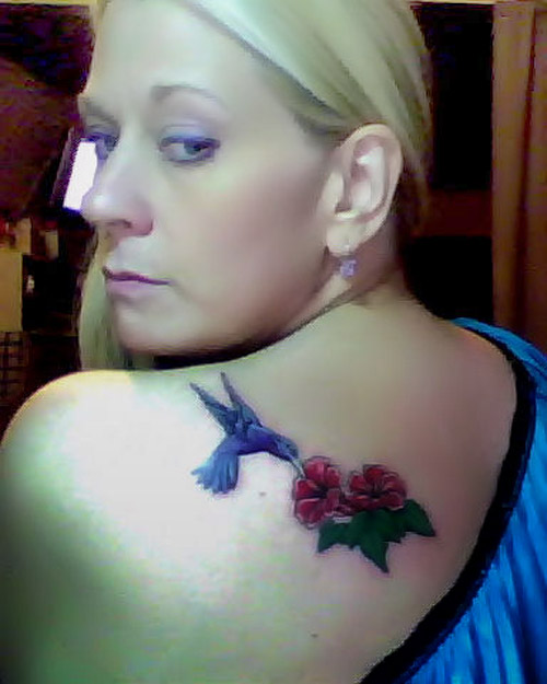 beautiful hummingbird tattoo designs for women