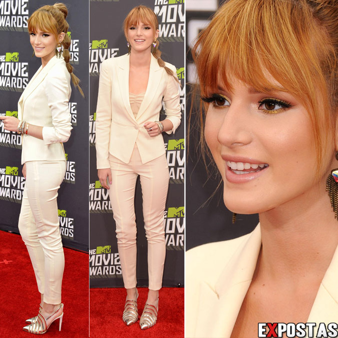 Bella Thorne: MTV Movie Awards 2013 - Sony Pictures Studios em Culver City - 14 de Abril de 2013