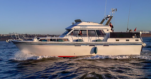 Photo of Ravensdale out on the Solway Firth on Saturday