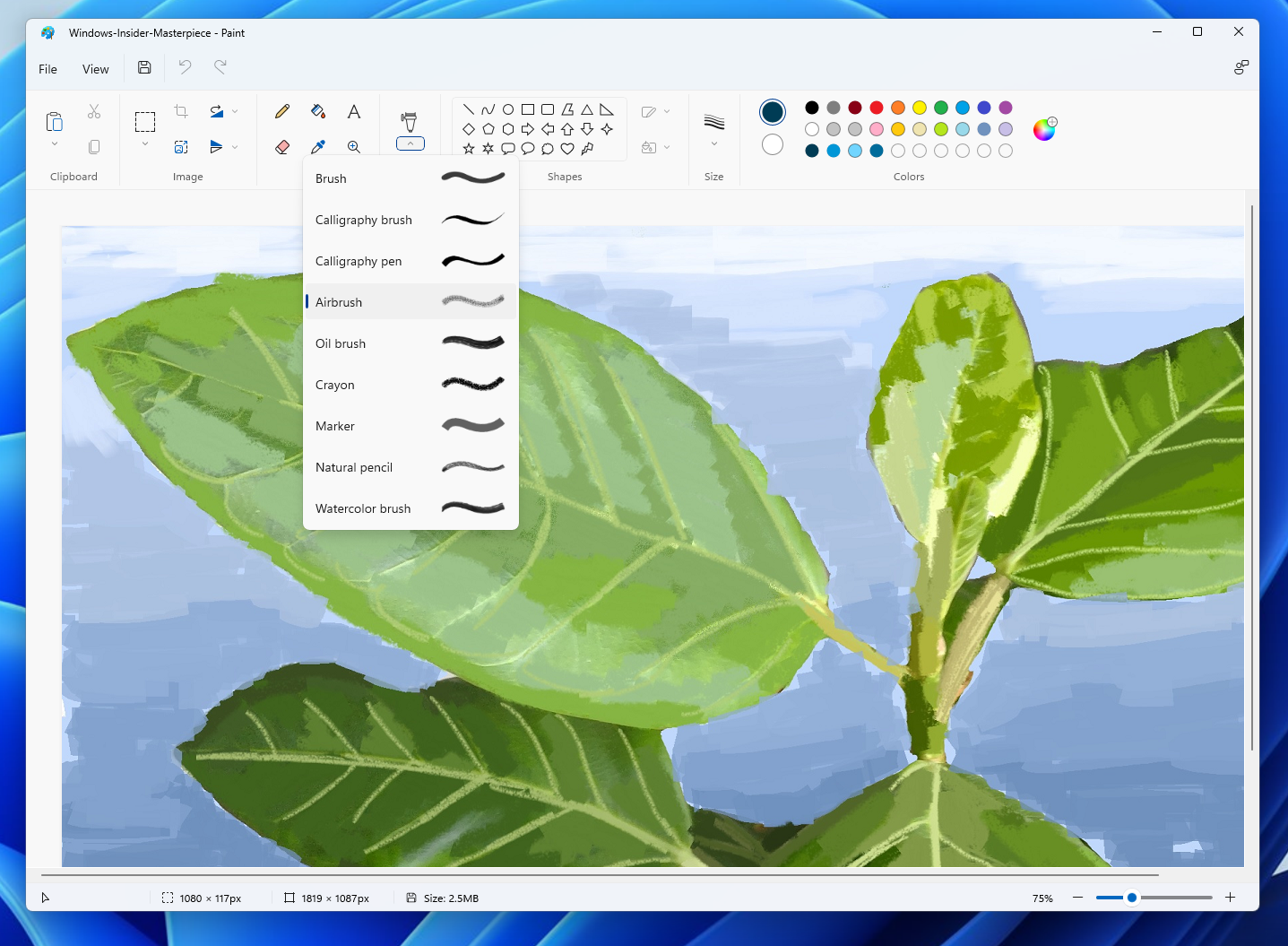 Disponibile il nuovo Paint per Windows 11