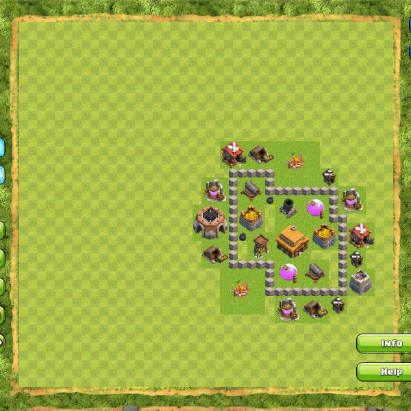 Base Ampuh Buat War Untuk Town Hall 1-3