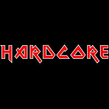Adesivo Hard Core Iron Maiden