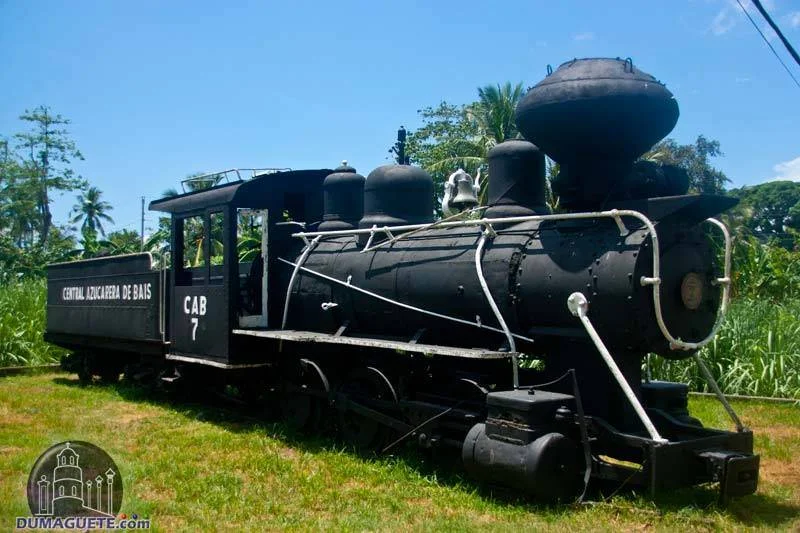 Old Baldwin Steam Train in Bais City near Dumaguete City