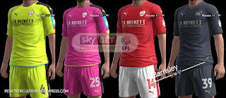 Kits Barnsley 2016-2017 Pes 2013