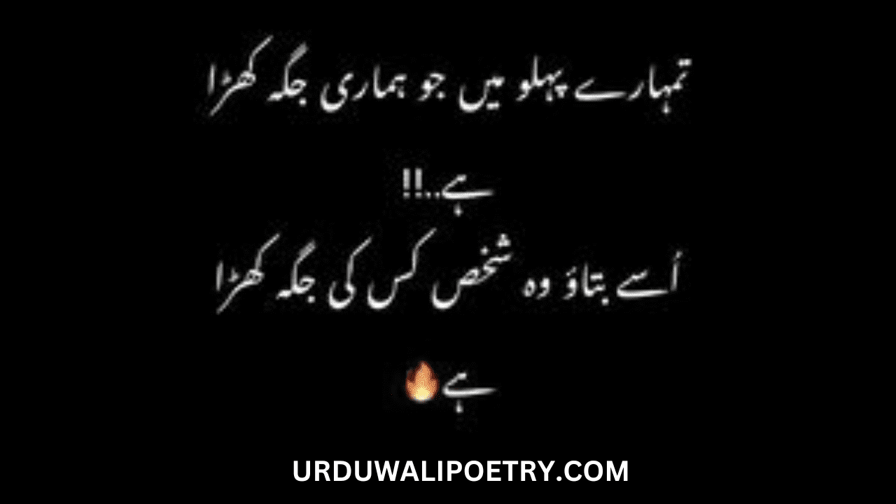 Best Attitude Urdu Shayari Images  | Attitude Urdu Poetry two lines