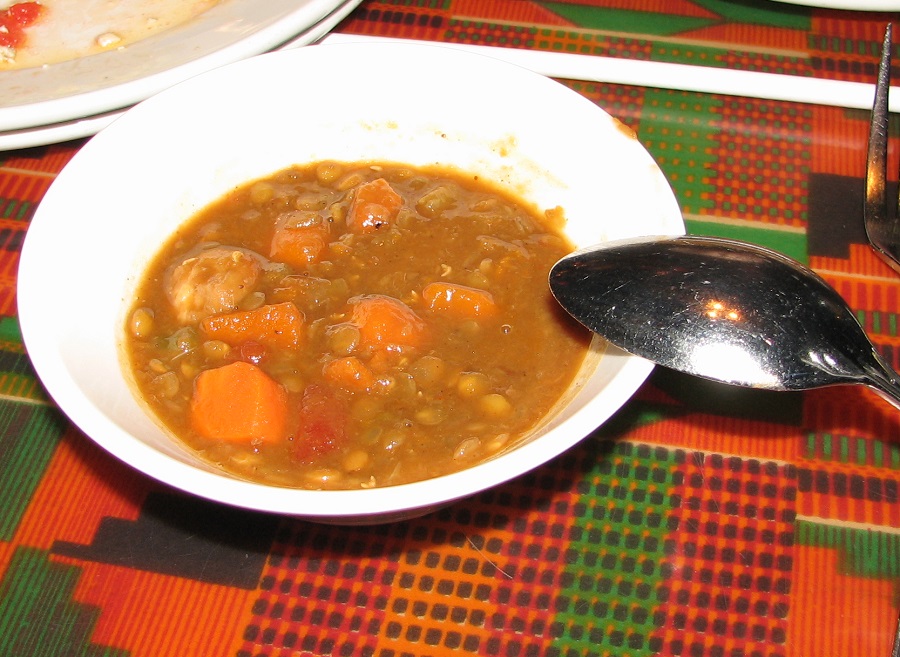 Disney’s Animal Kingdom Lodge’s Boma Restaurant Lentil and Sausage Soup Recipe