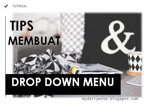 membuat drop down menu