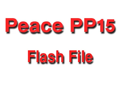 Peace PP15 Flash File MT6580 Android 5.1 Without Password By Firmware Share Zone