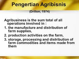 Pengertian Agribisnis