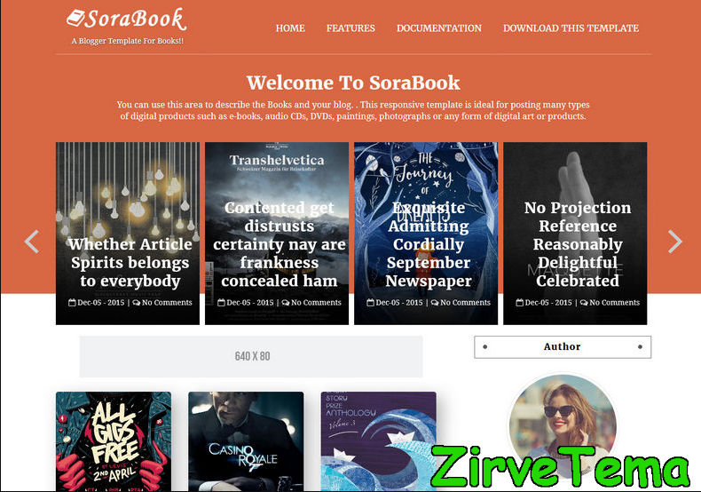 Blogger Kitap Teması : SoraBook 