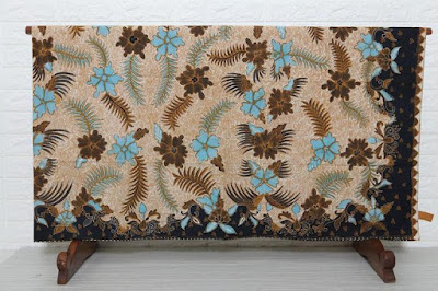 Kain batik modern khas kota solo bahan katun metode handprint