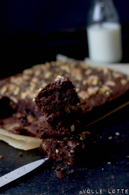 Schokolade, Ritte Sport, Brownies, Milch, backen, Rezepte, Walnüsse