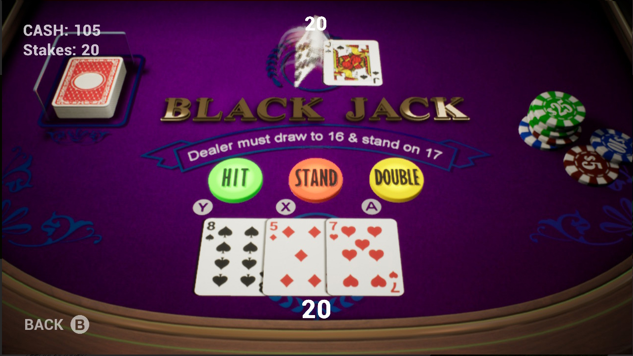cara main  blackjack