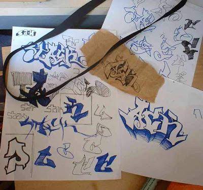 graffiti alphabets