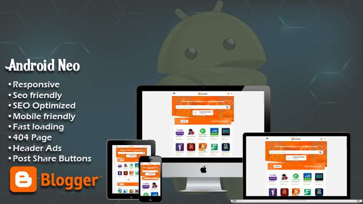 Android Neo Responsive Blogger Template